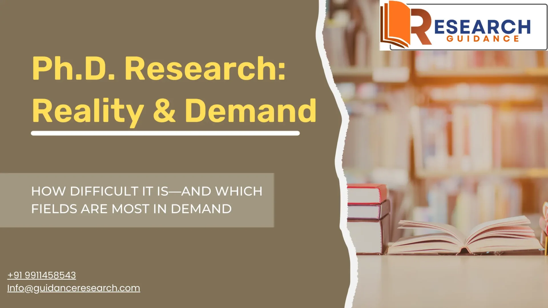 Is Ph.D. Research Difficult? Which Ph.D is Most in Demand in 2025?